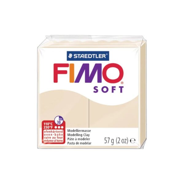 Verleihe deinen kreativen Projekten mit STAEDTLER FIMO Soft in Beige einen Hauch von natürlicher Eleganz.Peferkt zum basteln von Geschenken mit Kindern.