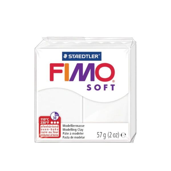 Entdecke die benutzerfreundliche FIMO Soft Modelliermasse in weiss von STAEDTLER. Ideal, um kreative Geschenke zu basteln, auch für Anfänger.