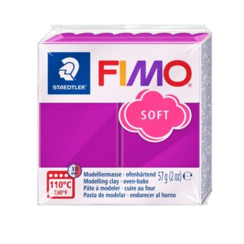 Lasse deiner Kreativität freien Lauf mit STAEDTLER FIMO Soft in Lila. Diese Modelliermasse eignet sich hervorragend für alle, die ihre Projekte mit einer kraftvollen und lebendigen Farbe bereichern möchten. Perfekt für unvergessliche Kunstwerke, die einen bleibenden Eindruck hinterlassen!