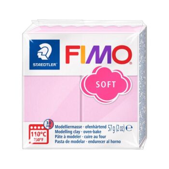 Mit STAEDTLER FIMO Soft in Pastell Rosé kannst du Kunstwerke schaffen, die Sanftheit und Romantik ausstrahlen. Projekte mit einem Hauch von Eleganz.