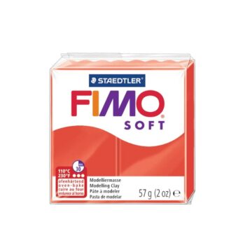 Entfessle deine Kreativität mit der STAEDTLER FIMO Soft Modelliermasse in Rot. Perfekt für einzigartige, personalisierte Geschenke.