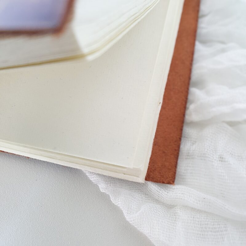 Büffelleder-Notizbuch Geschenk mit Gravur Personalisierbar – Bild 3