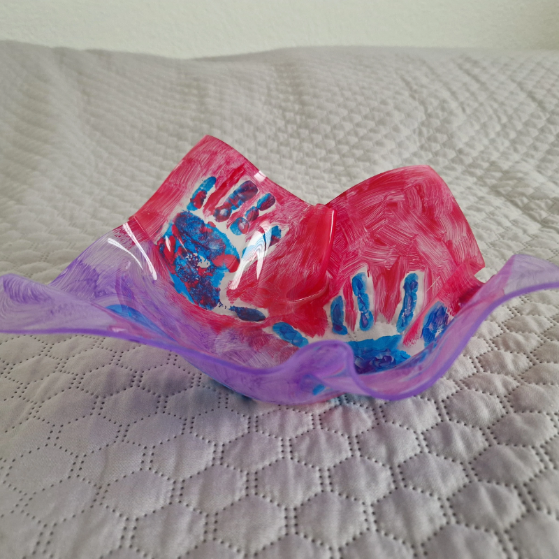 Einfachschenken Schale aus Acrylglas fertige Schale Bild von Kundin von Google Bewertung