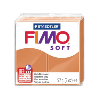 Mit STAEDTLER FIMO Soft in Caramel kannst du eleganten Geschenke selber veredeln oder mit deinen Kindern basteln. Perfekt für kreative Bastelnachmittage.