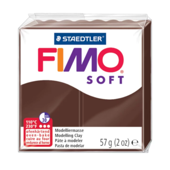 Mit STAEDTLER FIMO Soft in Braun Schokolade kannst du eleganten Geschenke selber veredeln oder mit deinen Kindern basteln. Perfekt für kreative Bastelnachmittage.