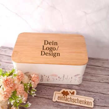Keksdose personalisiert mit Logo oder Wunschdesign – ideal für Firmen, Vereine oder als kreatives Geschenk. Nachhaltig, individuell & langlebig.