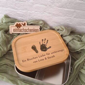 Geschenke mit Hand- und Fussabdrücken von Babys und Kleinkindern