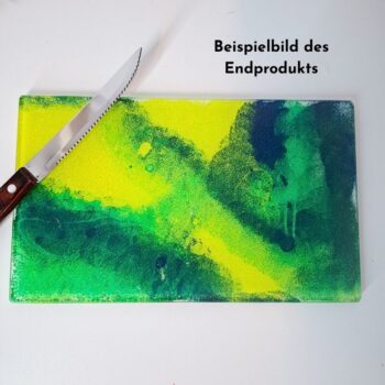 Bastelset „Chäsbrättli bemalen“ kreative Geschenkidee mit Kindern; Schneidebrett bemalen & persönliche Weihnachts- oder Geburtstagsgeschenke selber machen